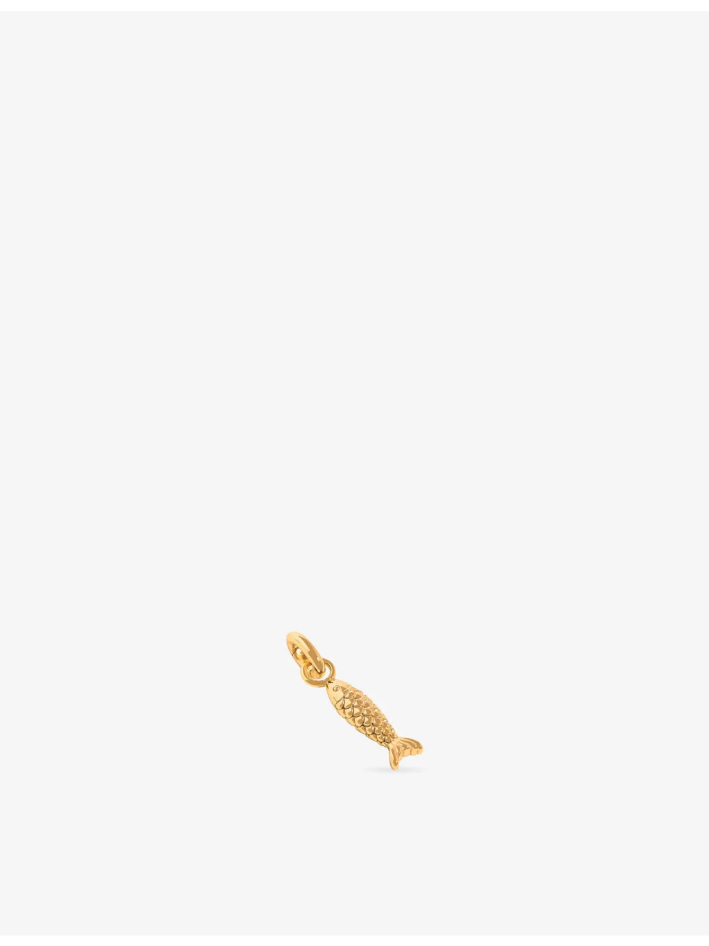 Fish 18ct Gold-Plated Sterling-Silver Clip Charm - 1