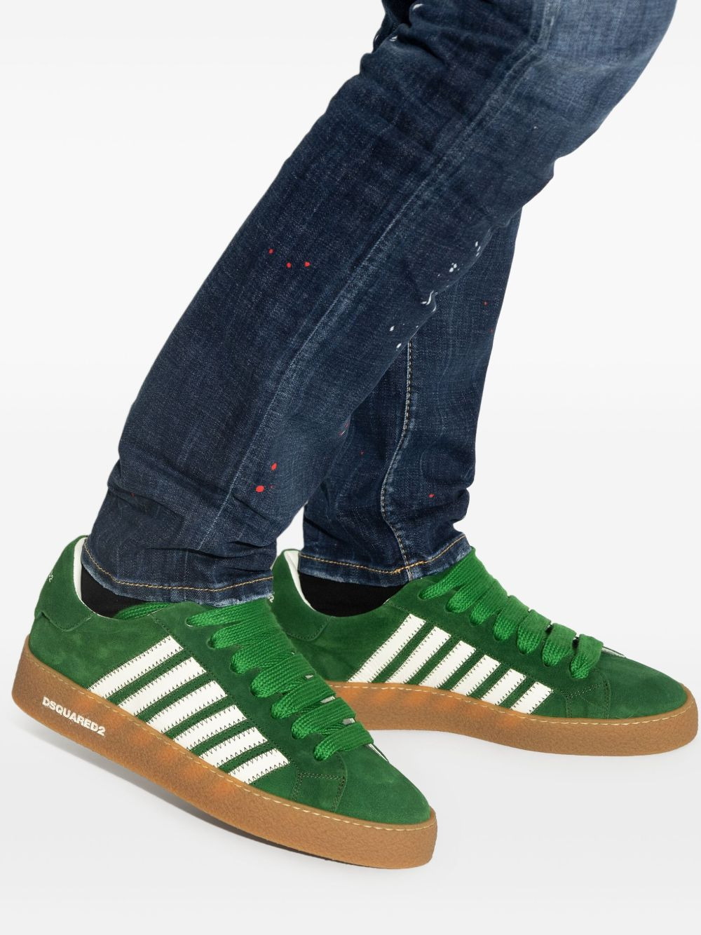 Boxer striped suede sneakers - 5