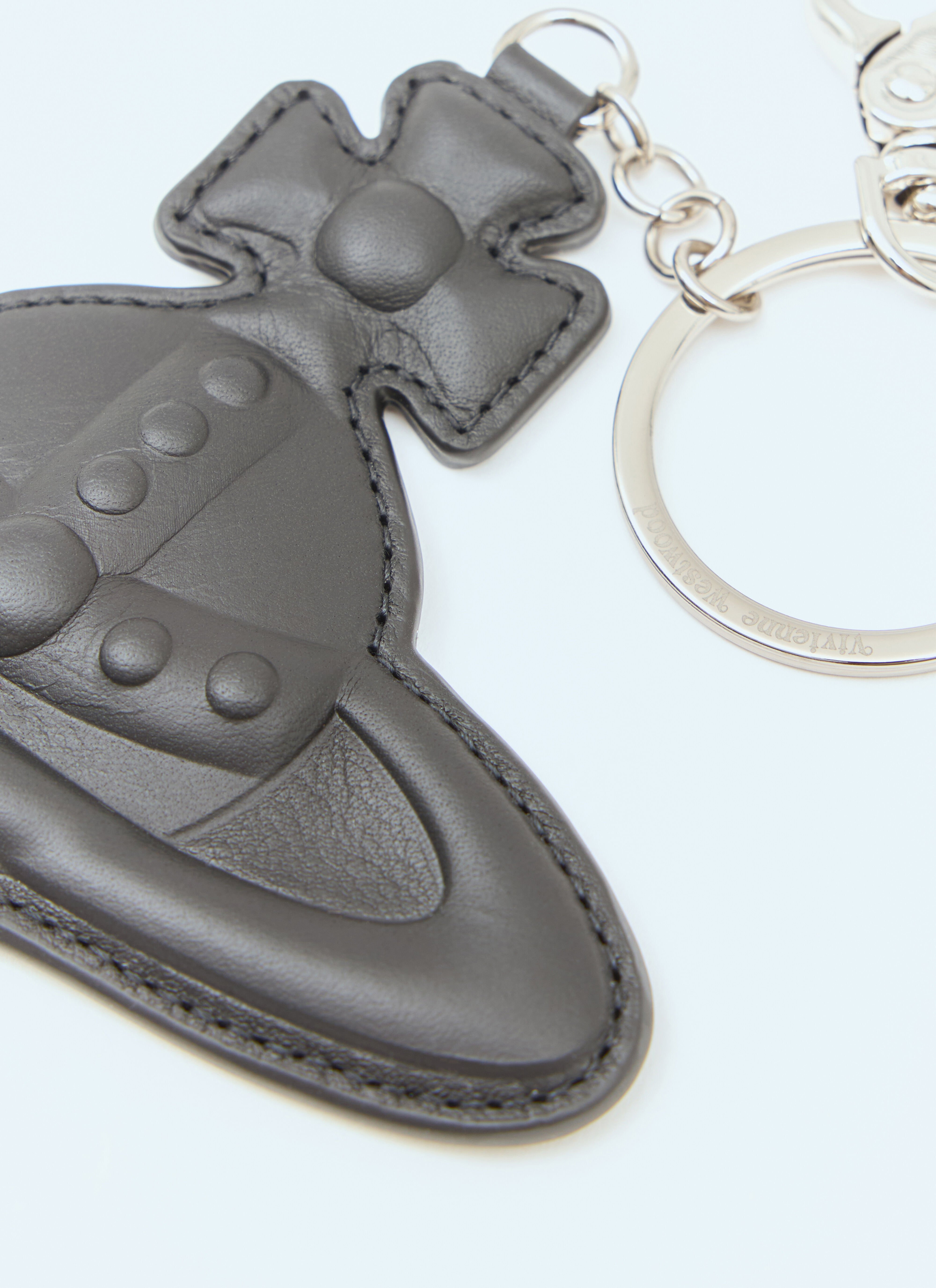 Leather Orb Keyring - 3