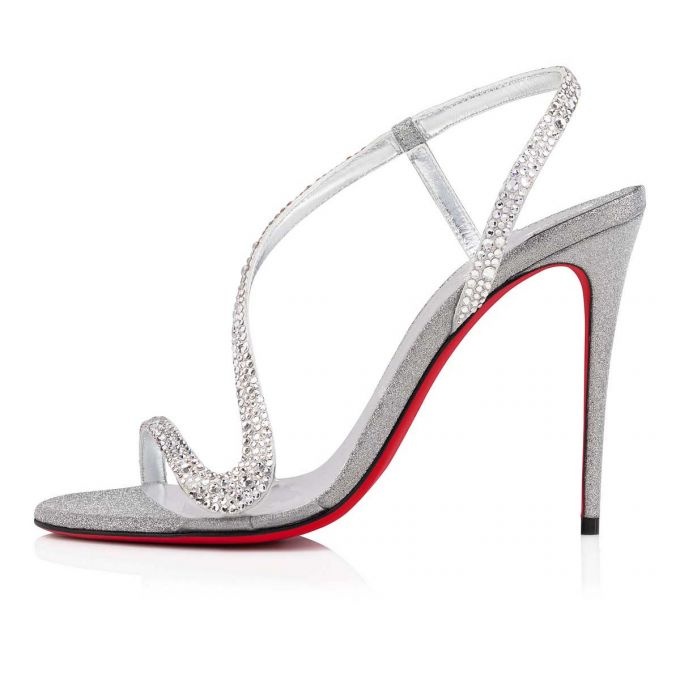 Christian Louboutin Rosalie Strass SILVER/CRY/LIN SILVER | REVERSIBLE