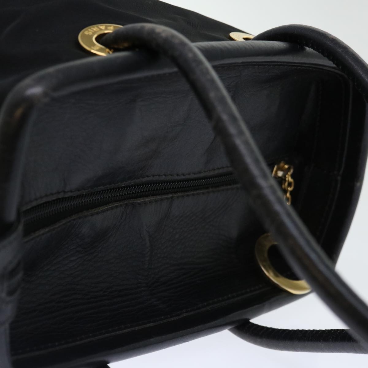 CELINE Hand Bag Nylon Black - 6