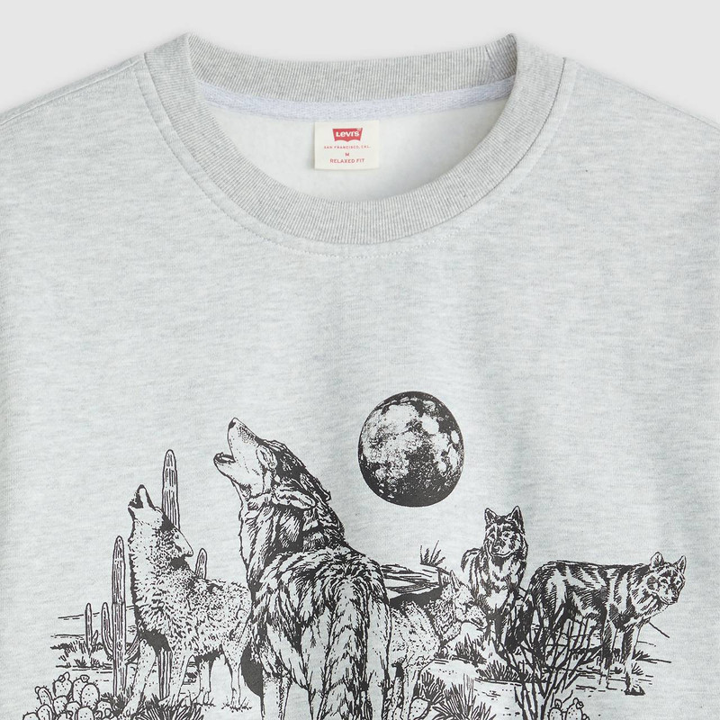 RELAXED GRAPHIC CREWNECK SWEATSHIRT 6