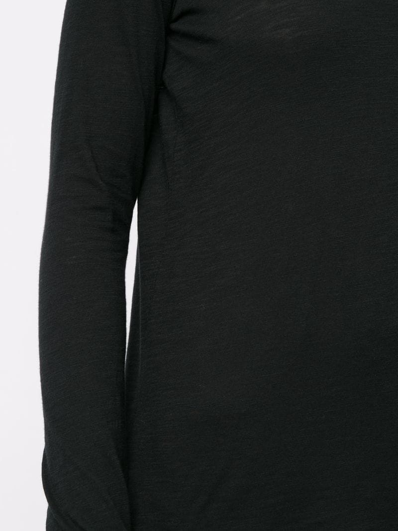 round neck long-sleeve T-shirt - 5