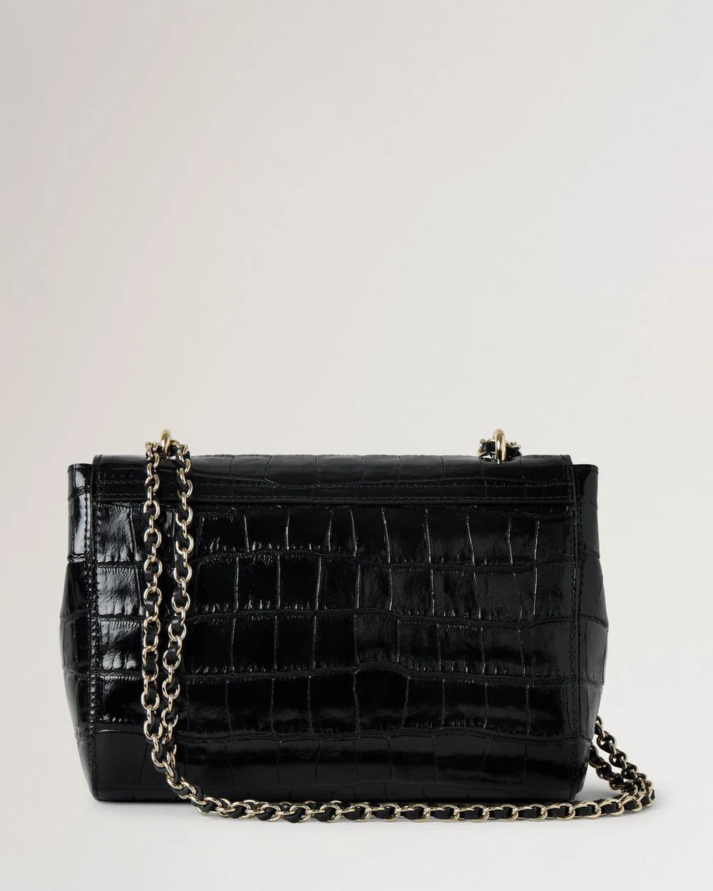 Lily Black Shiny Small Croc - 6