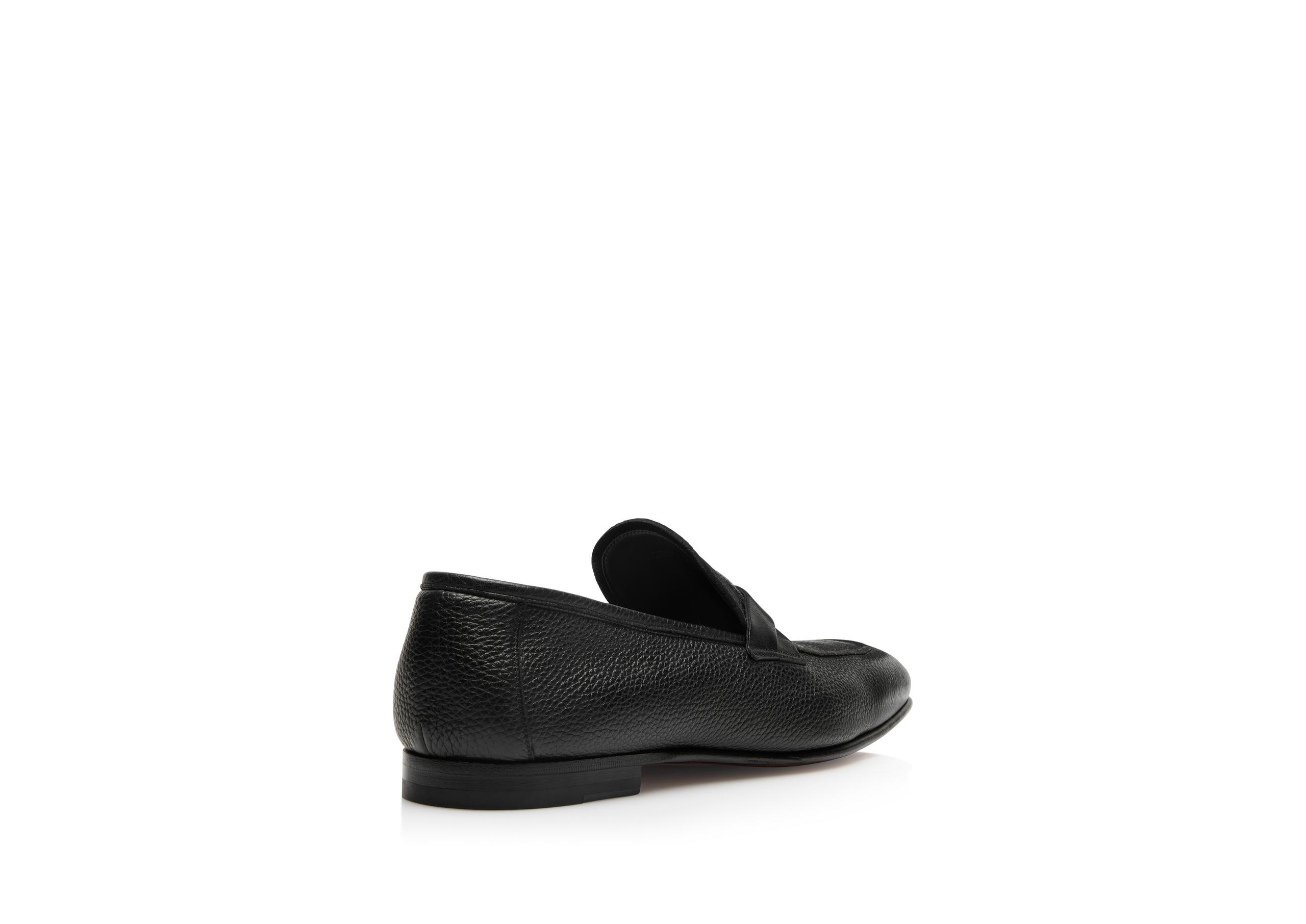 GRAIN LEATHER SEAN TWISTED BAND LOAFER - 3