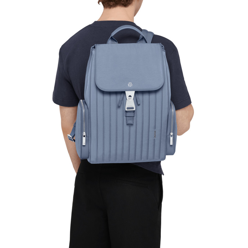 Never Still - Nylon Flap Backpack Large 7