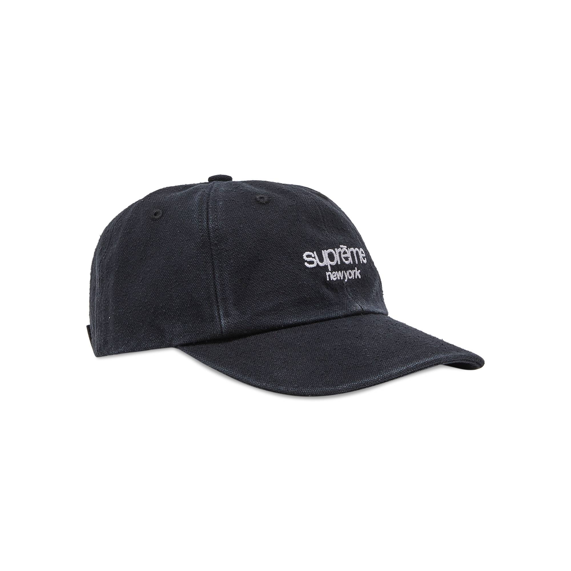 Supreme Classic Logo 6-Panel 'Black' - 2