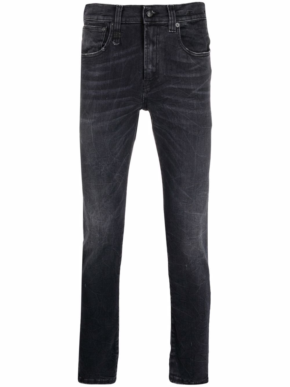 dark-wash slim-fit jeans - 1