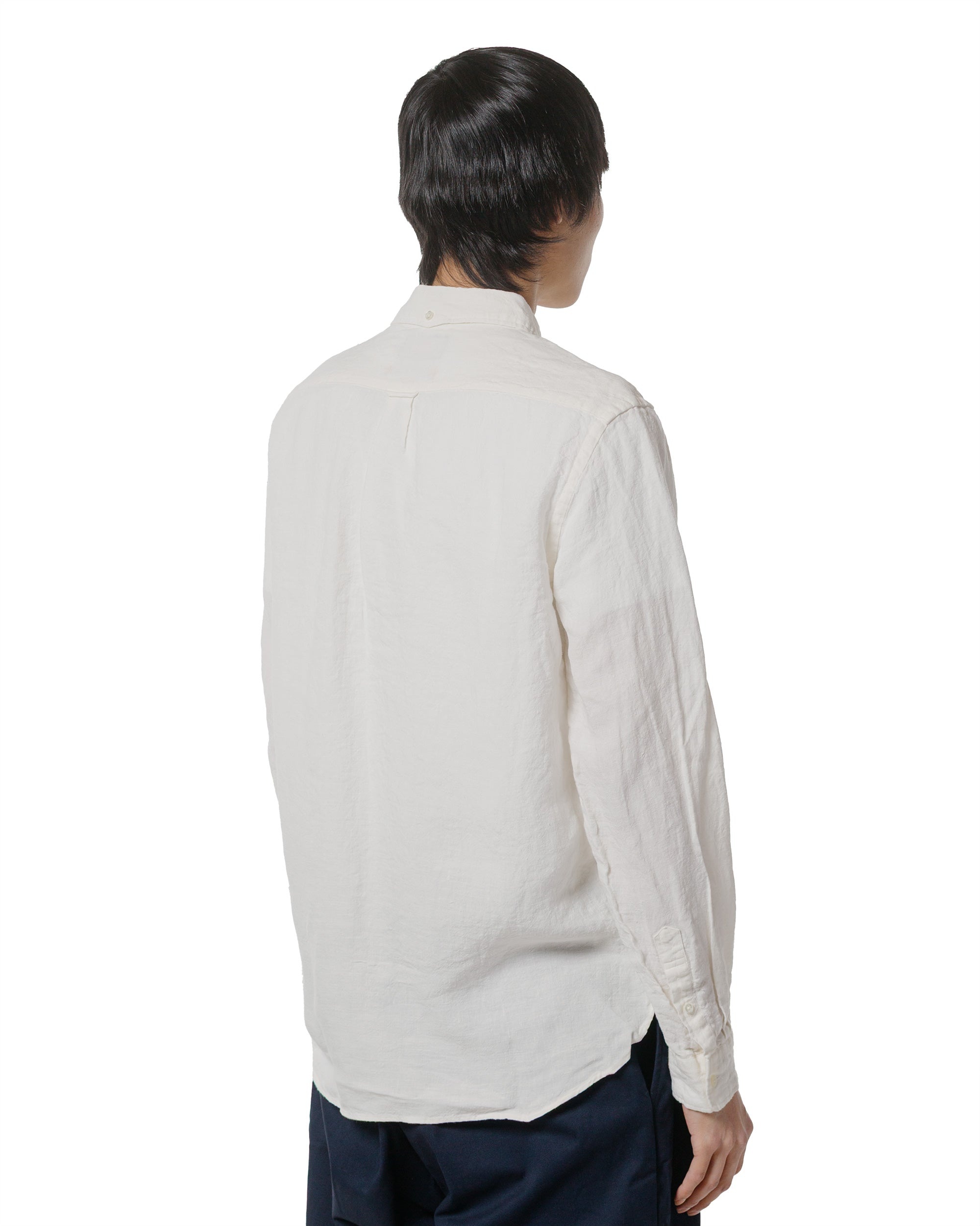 B.D. 1/40 Linen Chambray White - 3