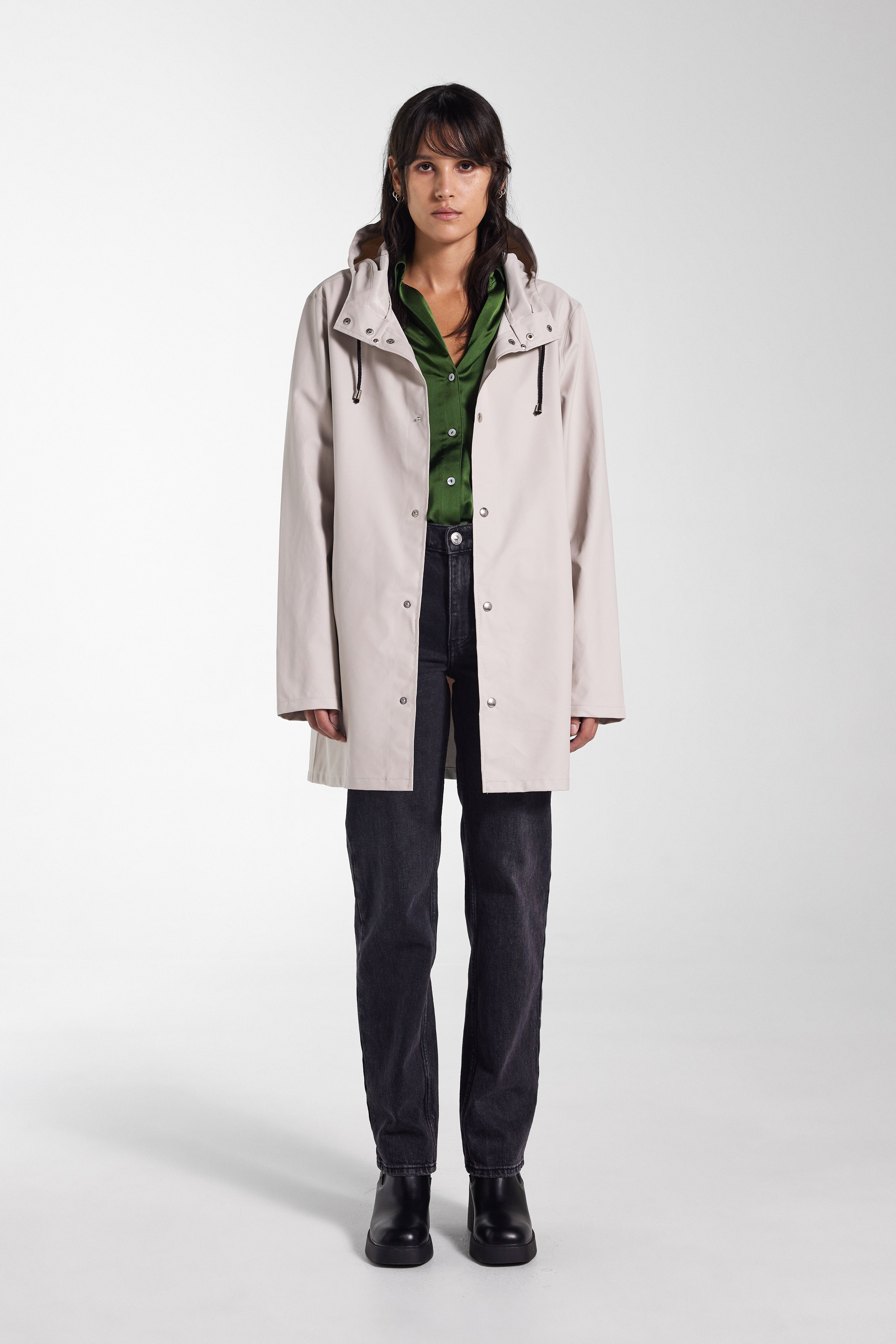 Stockholm Lightweight Raincoat Light Sand - 2