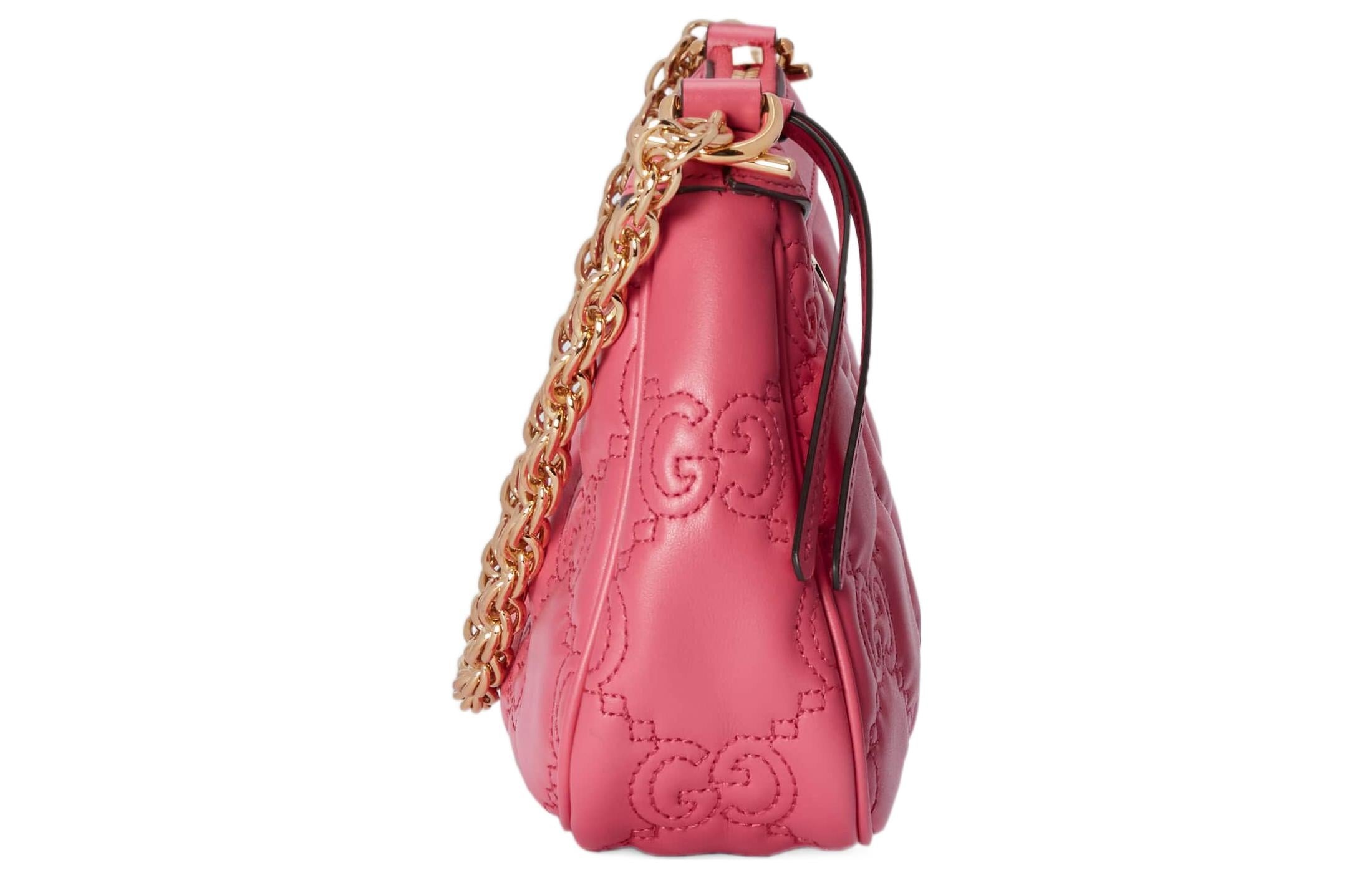 (WMNS) Gucci GG Matelasse Handbag 'Pink' 735049-UM8HG-8550 - 5