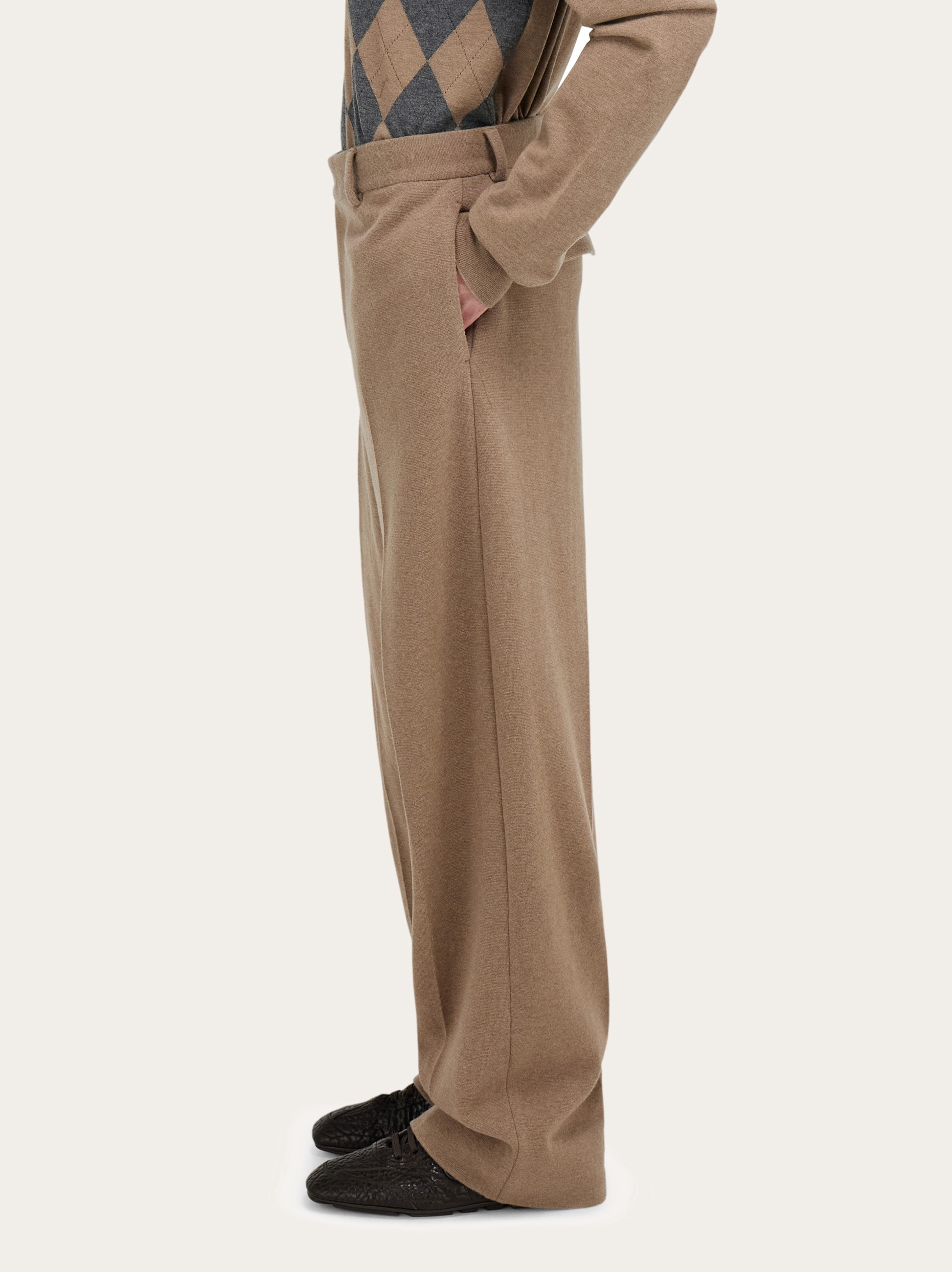 Jersey interlock tailored trouser - 3