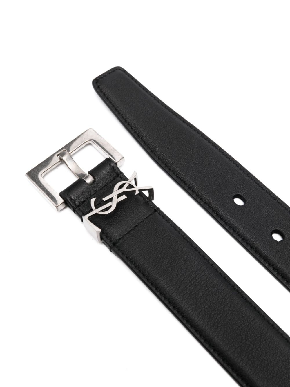 Monogram square-buckle belt - 2