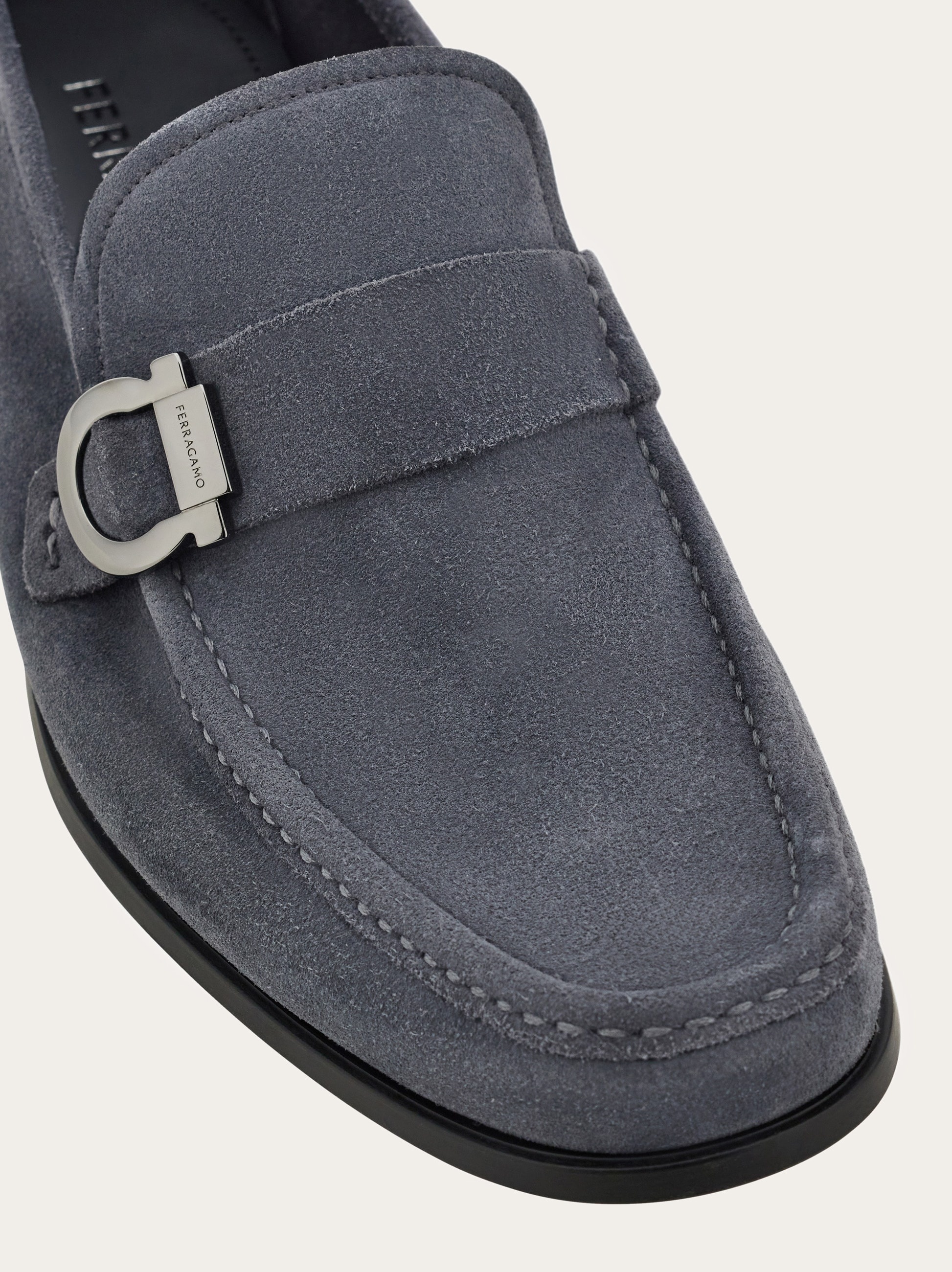Loafer with Gancini ornament - 7
