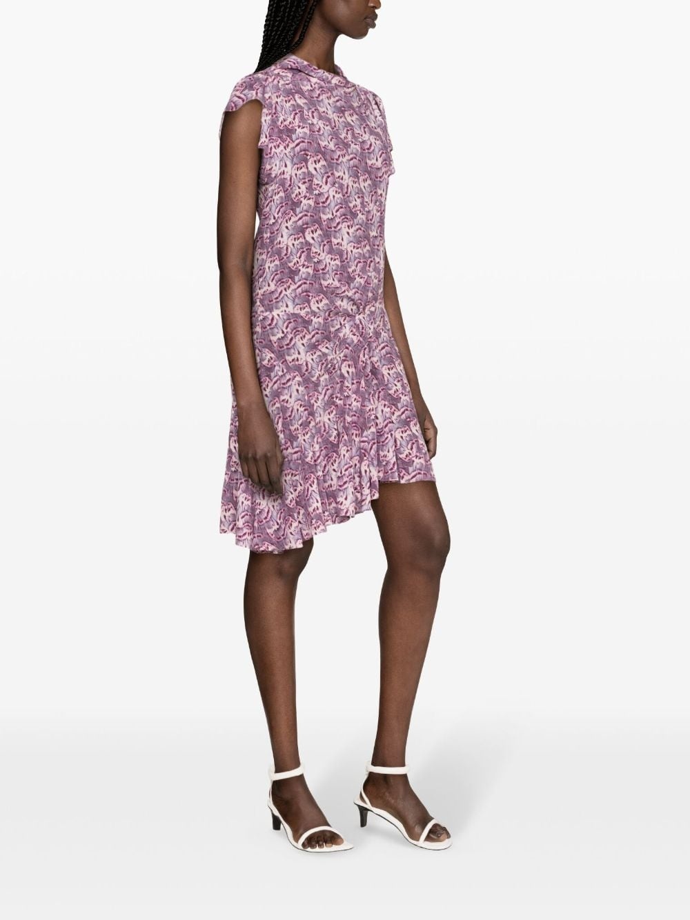 Viona floral-print midi dress - 3