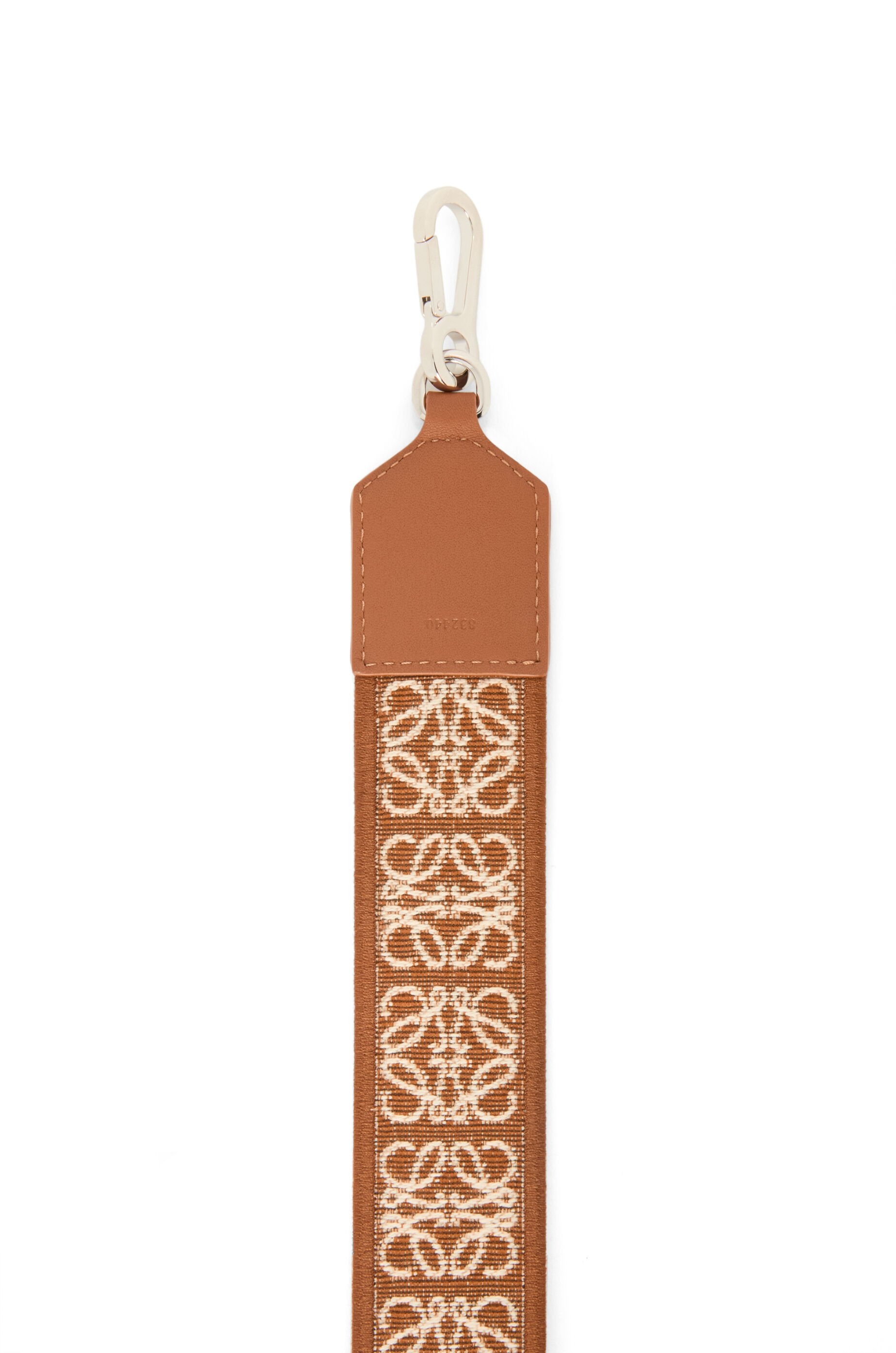 Anagram strap in jacquard and calfskin - 3