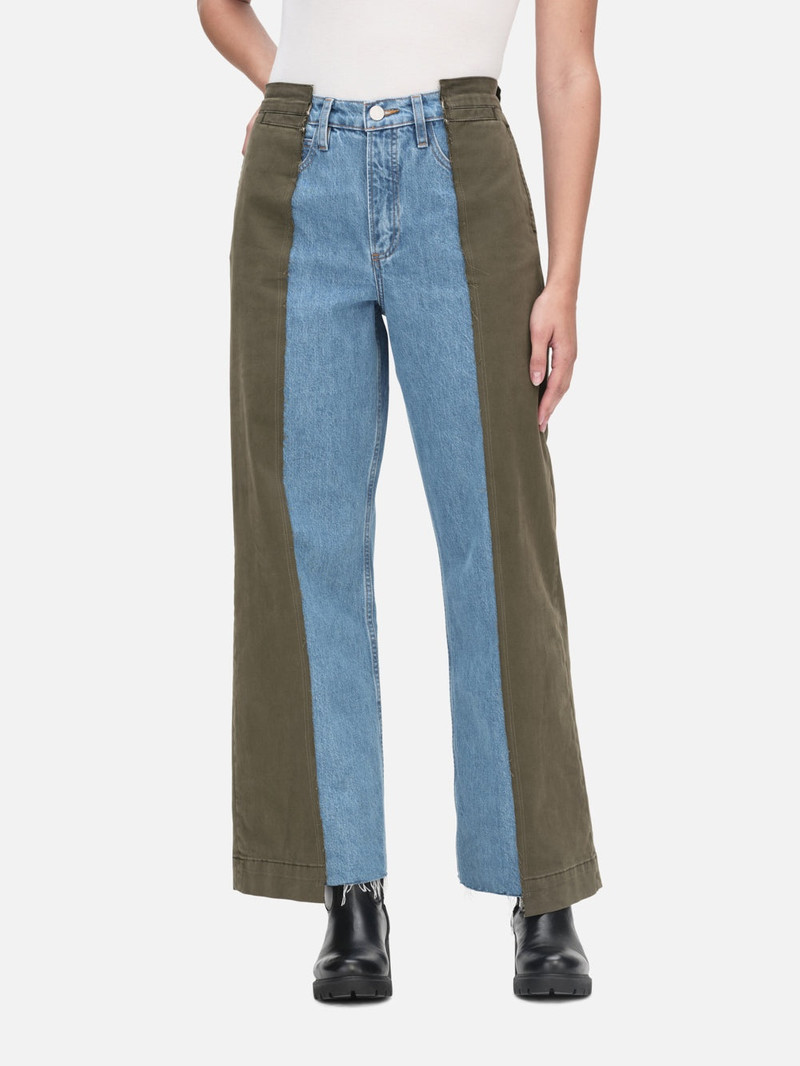 FRAME Le Mix Chino in Washed Fatigue outlook