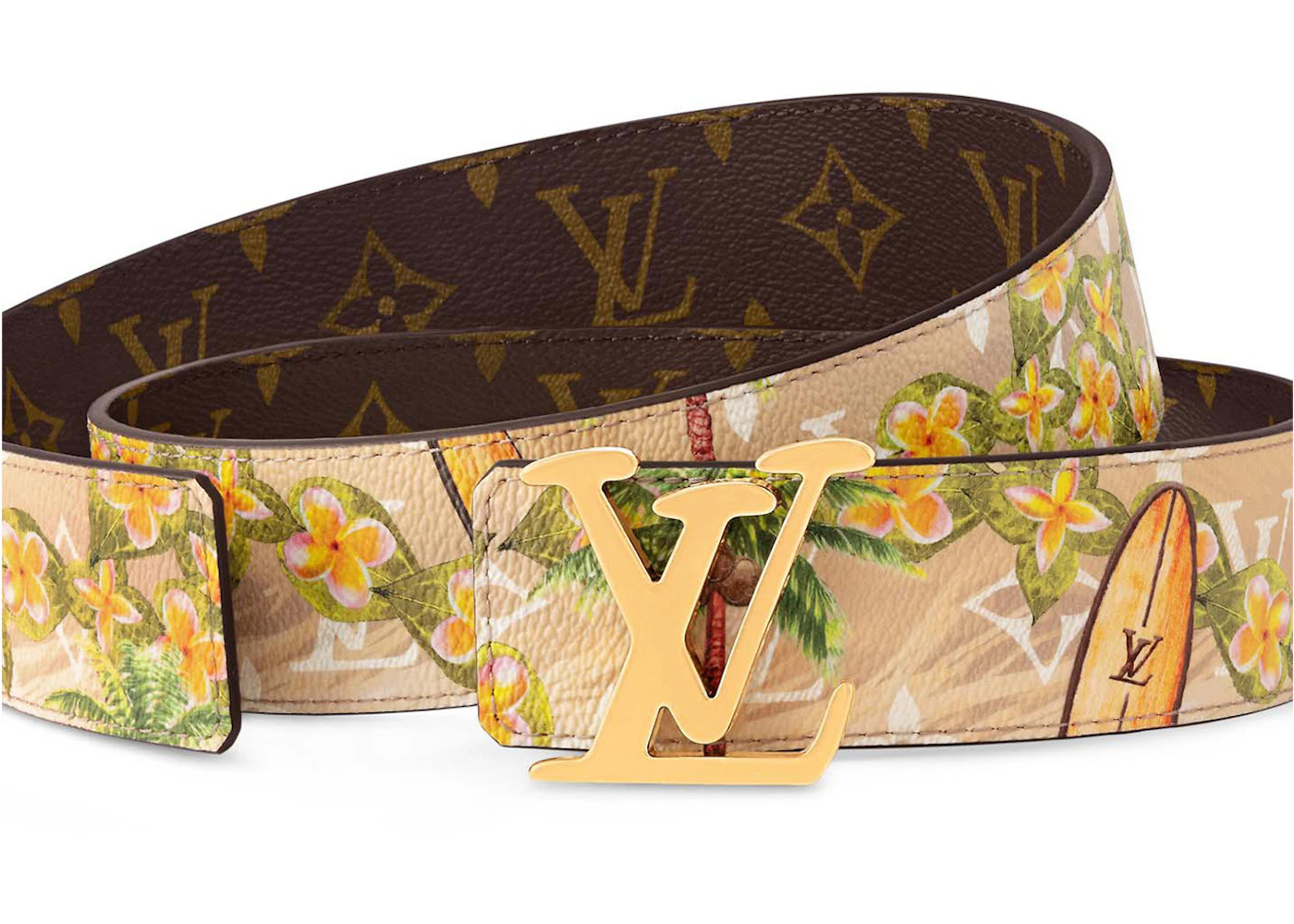 Louis Vuitton LV Tag 40mm Reversible Belt Sand - 2