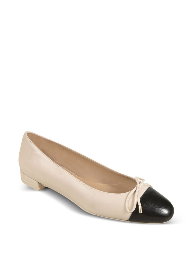 Stuart Weitzman Sleek bow-detail flat pumps outlook