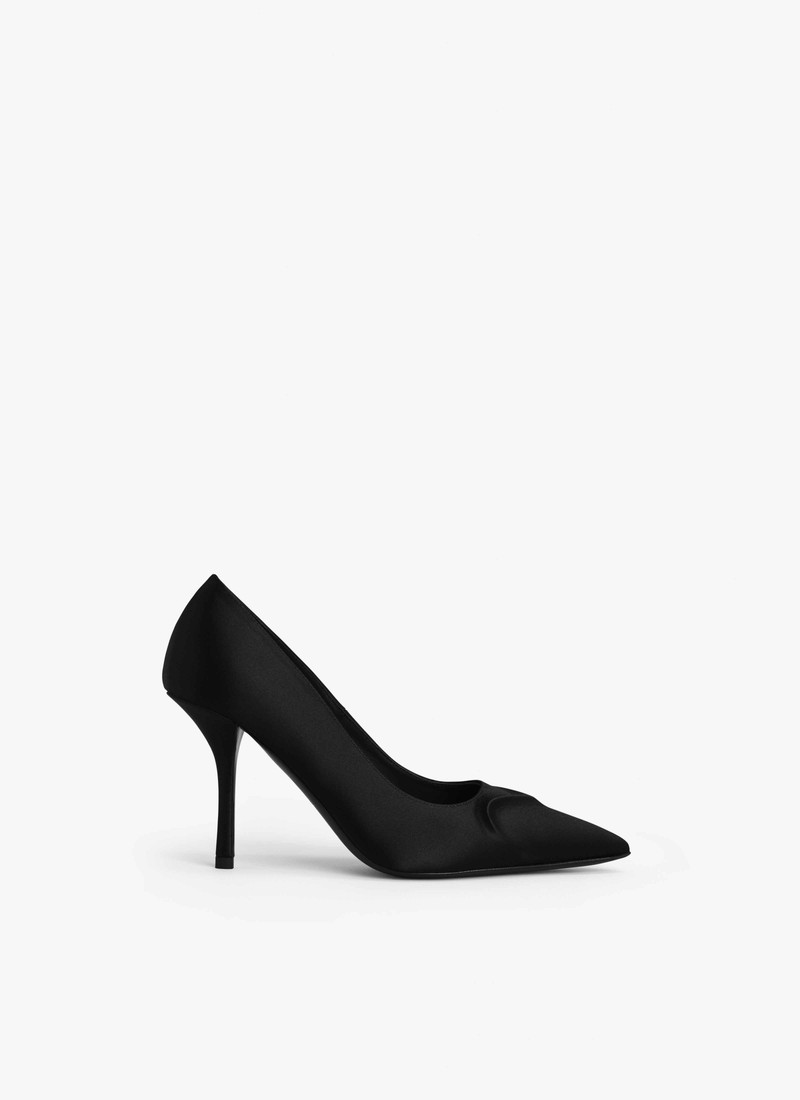 LE CŒUR 3D PUMPS IN SATIN 1