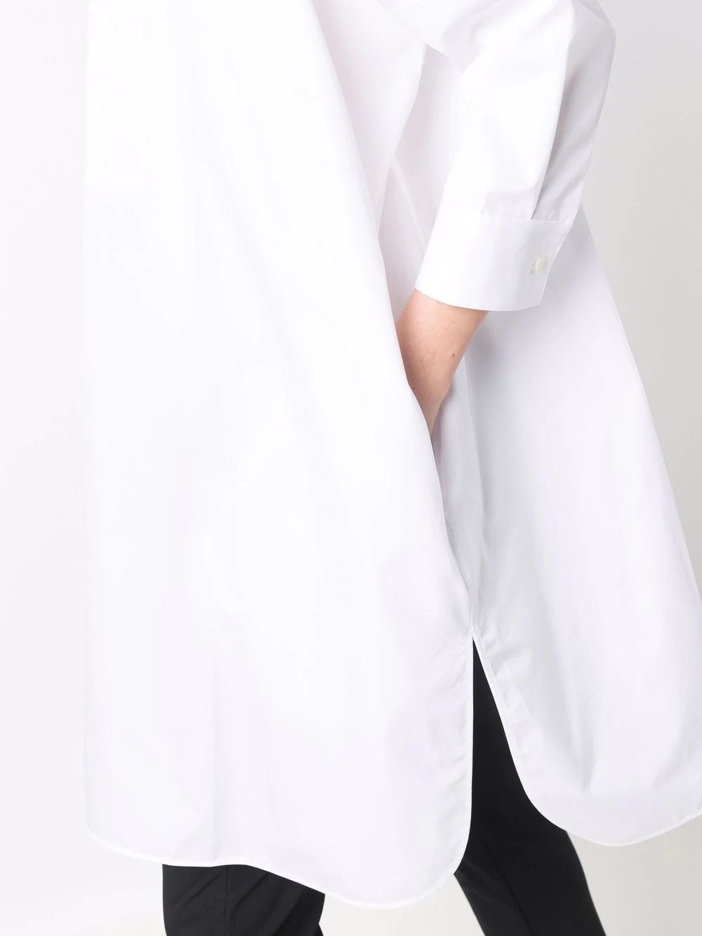longline-style shirt - 8