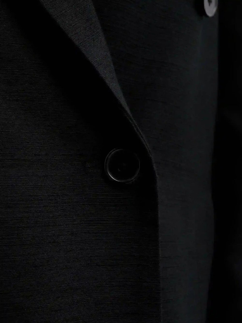 Temo lapel double-breasted coat 5