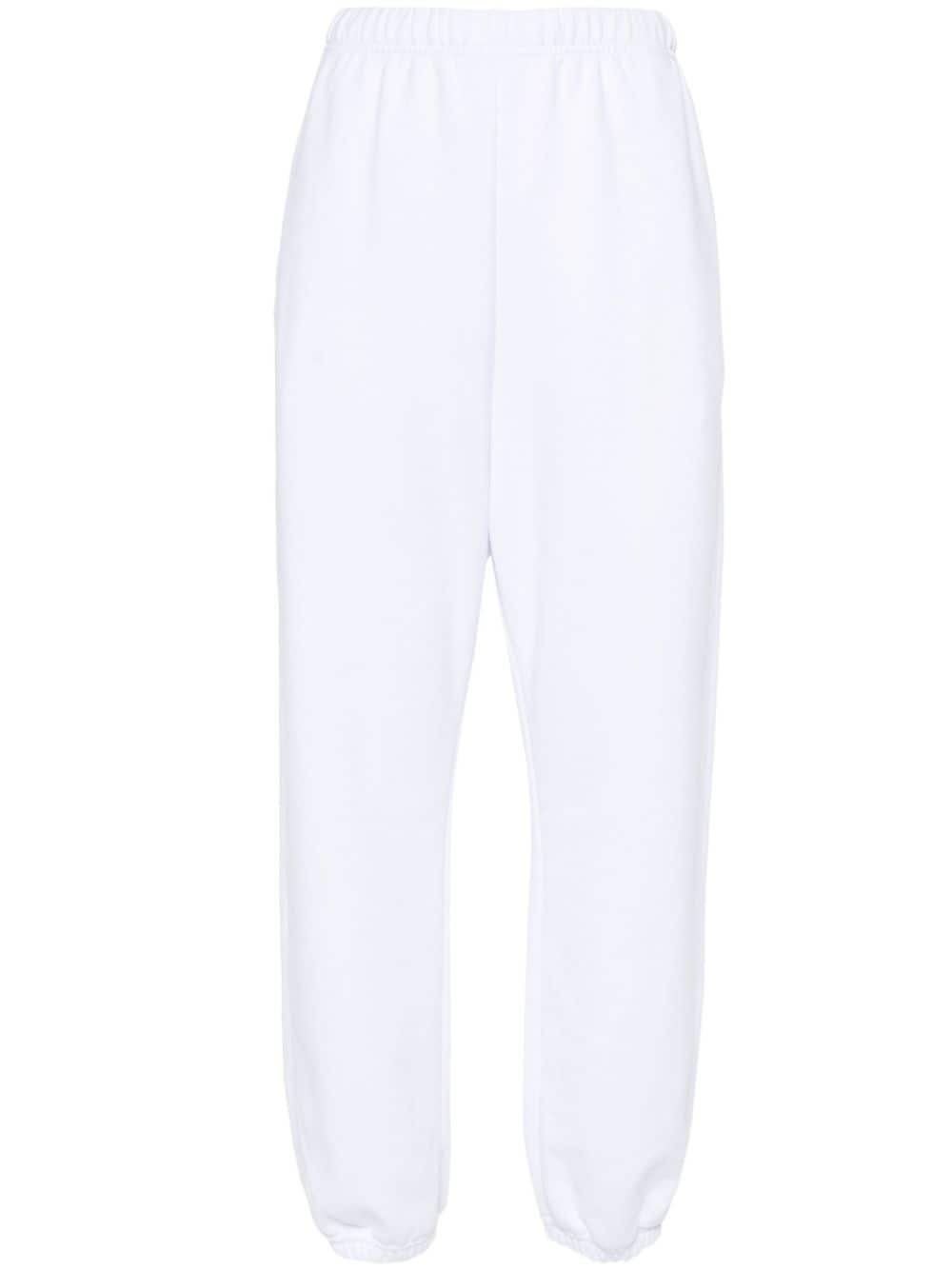 logo-print jersey track pants - 1