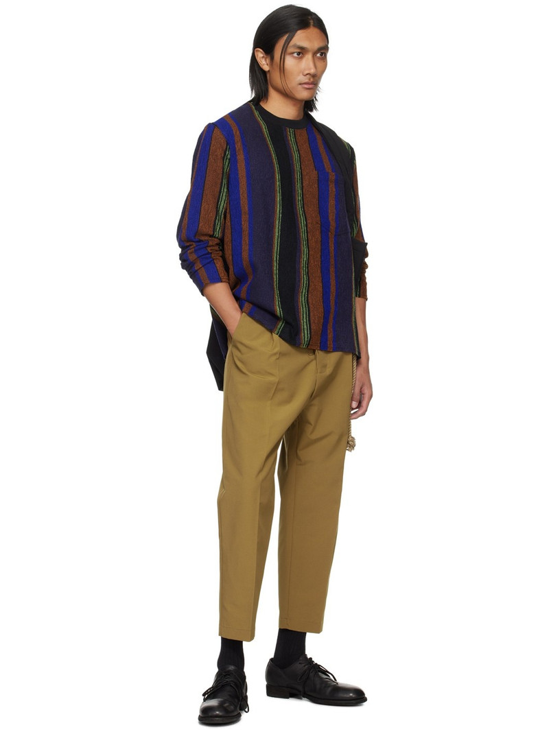 Song for the Mute Multicolor Striped Sweatshirt outlook