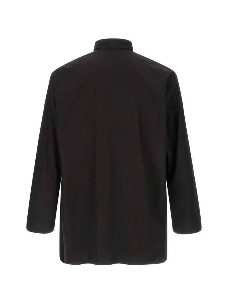 Yohji Yamamoto collar-gather double-B shirt outlook