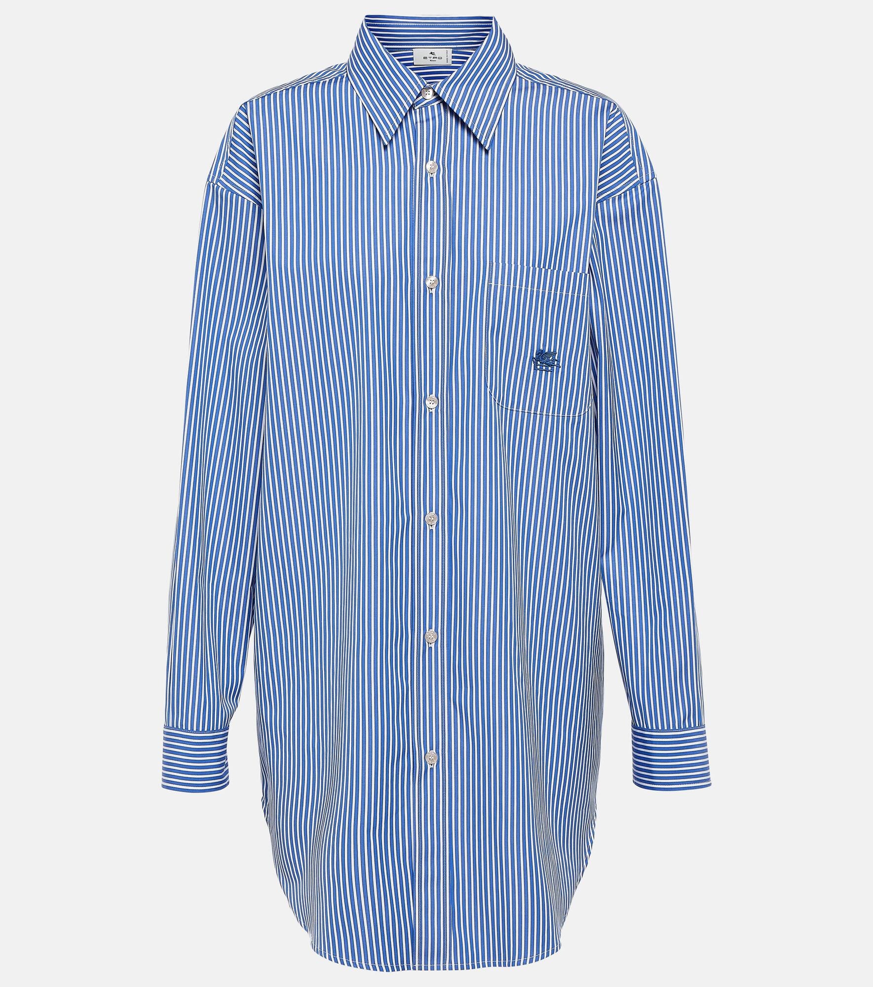 Pegaso pinstriped cotton shirt - 1