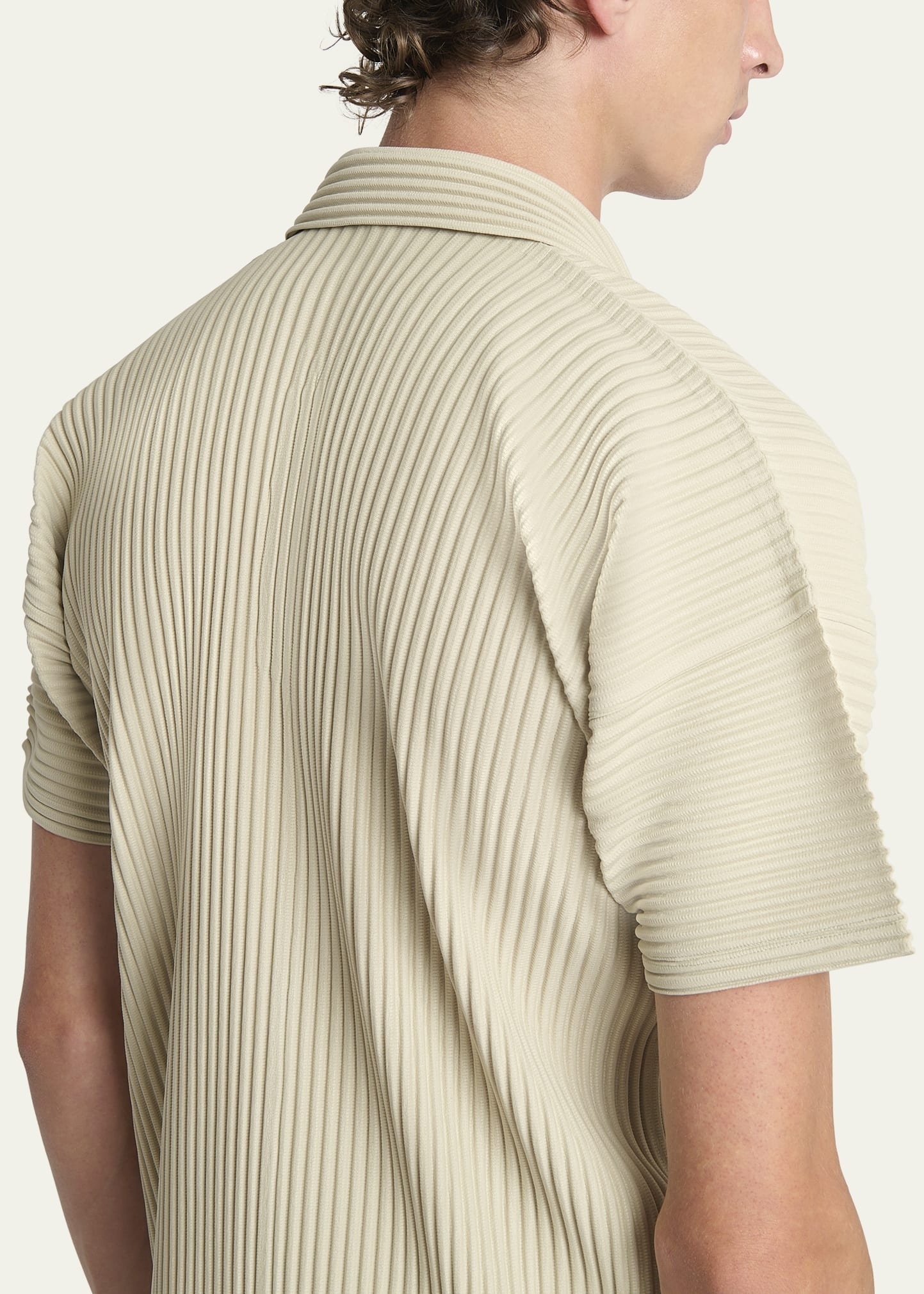 Men's Pleated Polo Shirt - 5