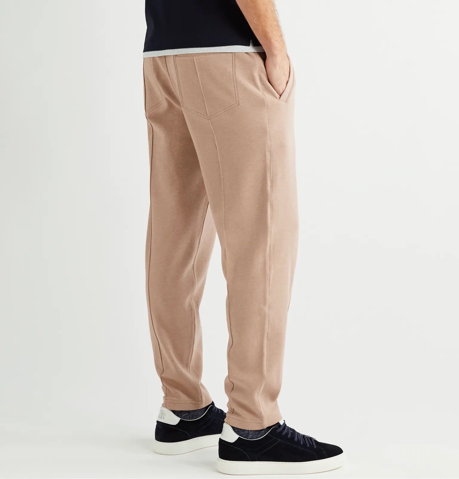 Tapered Cotton-Blend Jersey Sweatpants - 4