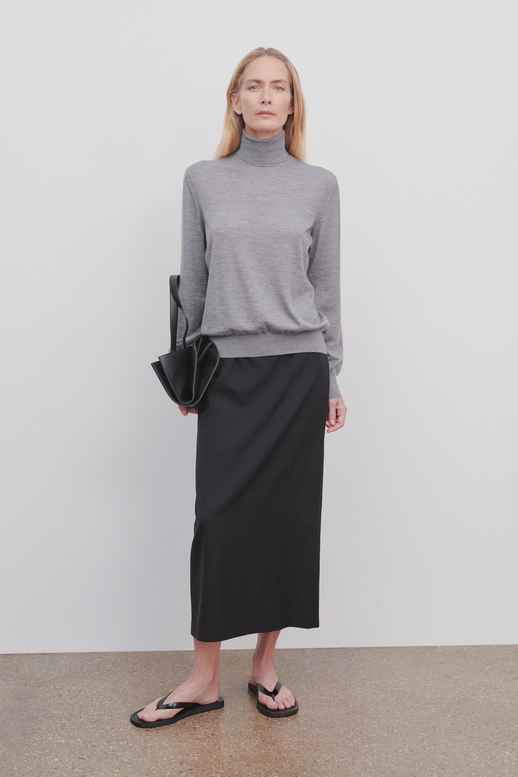 Matias Skirt in Viscose and Wool - 3