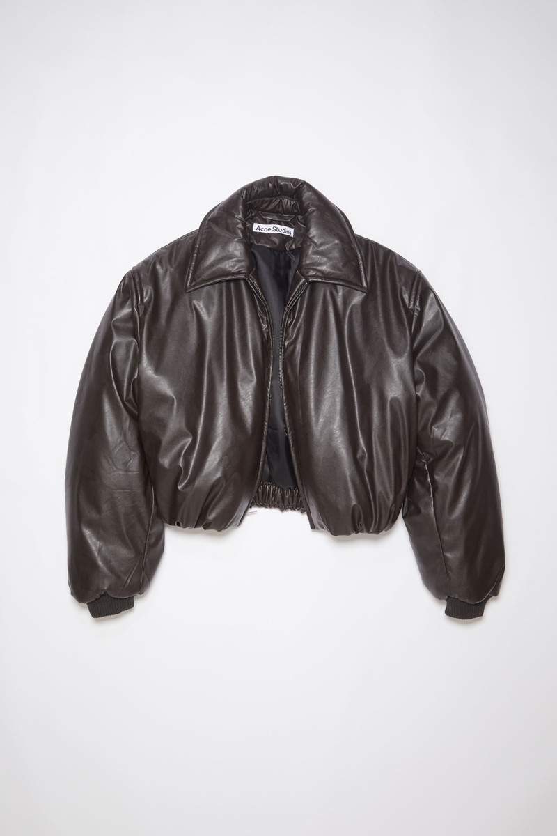 Bomber jacket - Dark brown - 1