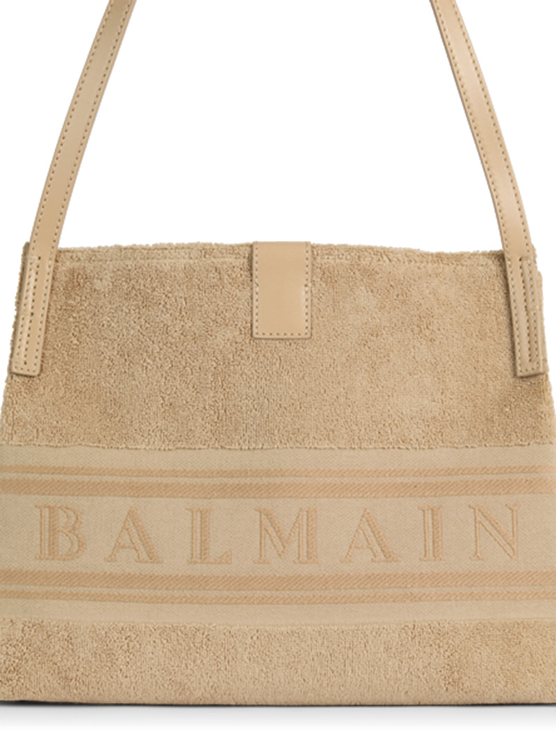 Small Release tote bag in cotton bouclé 7
