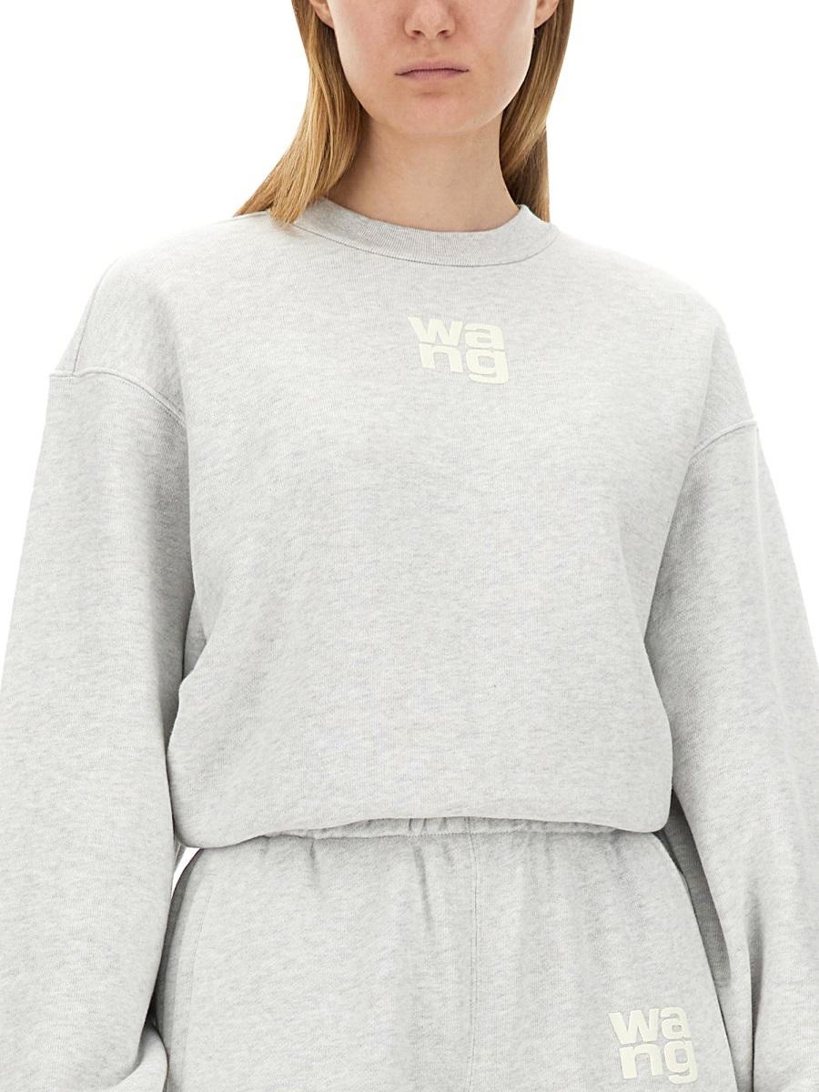 T By Alexander Wang T BY ALEXANDER WANG SWEATSHIRT WITH LOGO - 4