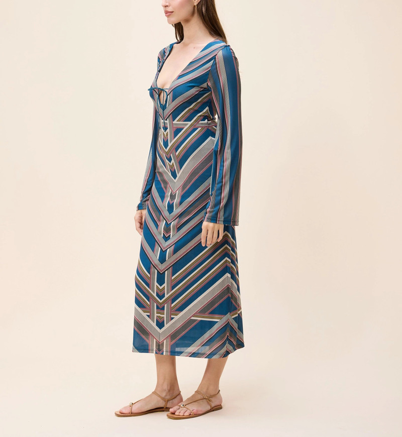 ANISA COVER UP DRESS | GUSTAVIA PRINT 5