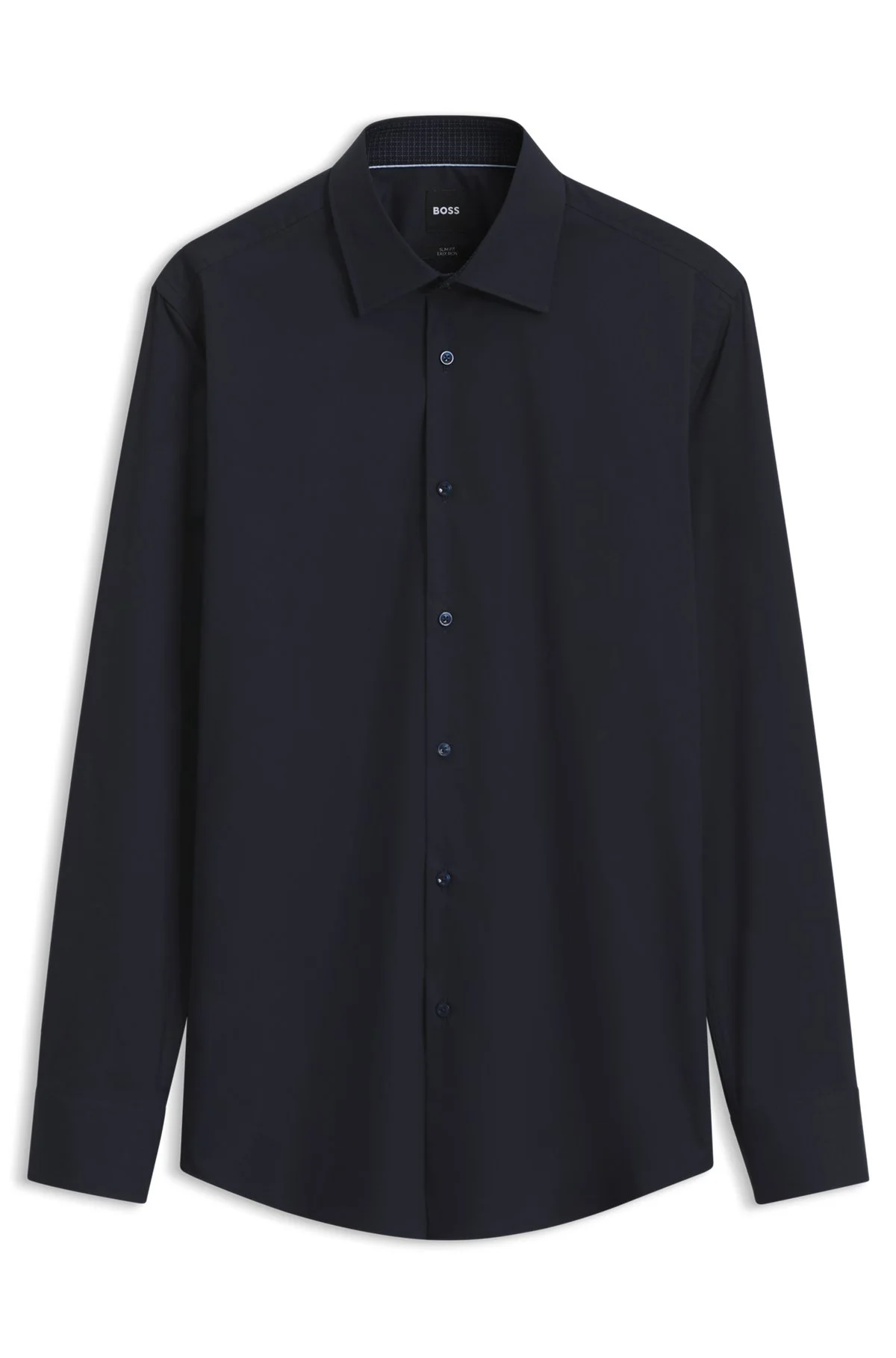 SLIM-FIT SHIRT IN EASY-IRON STRETCH COTTON - 1