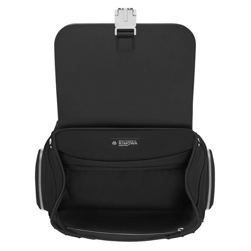 Never Still - Leather Flap Backpack Large 4