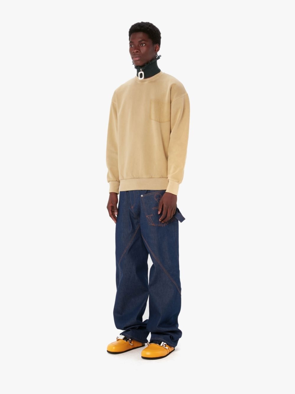 FADED LOGO POCKET SWEATSHIRT - 4