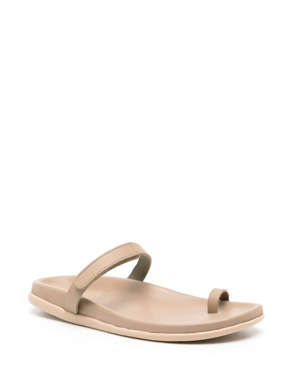 leather ring flip flops - 2
