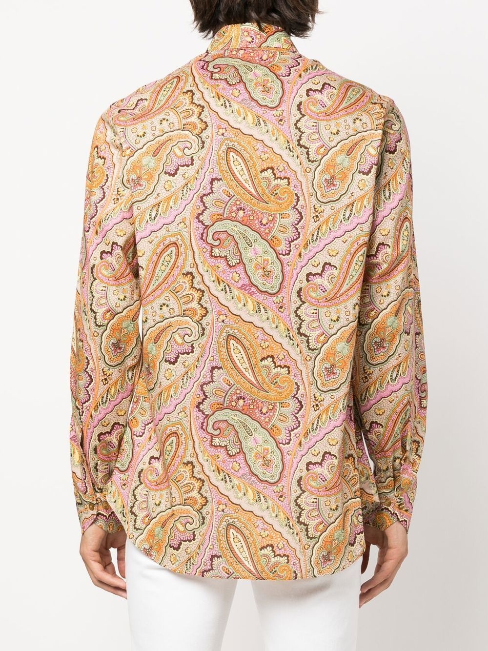 paisley-print cotton shirt - 4