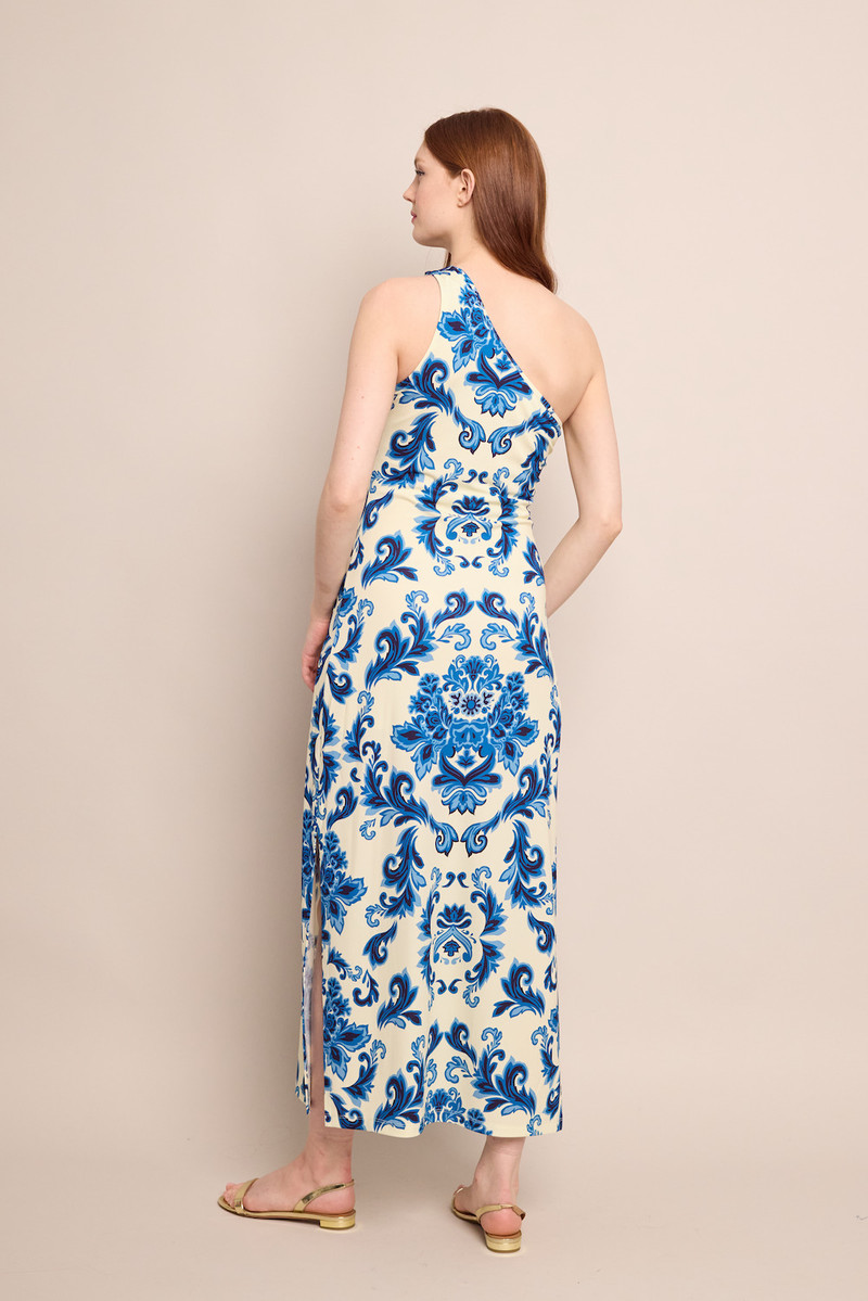 Nicky Dress A Sculpted Drape and One-Shoulder Allure 3