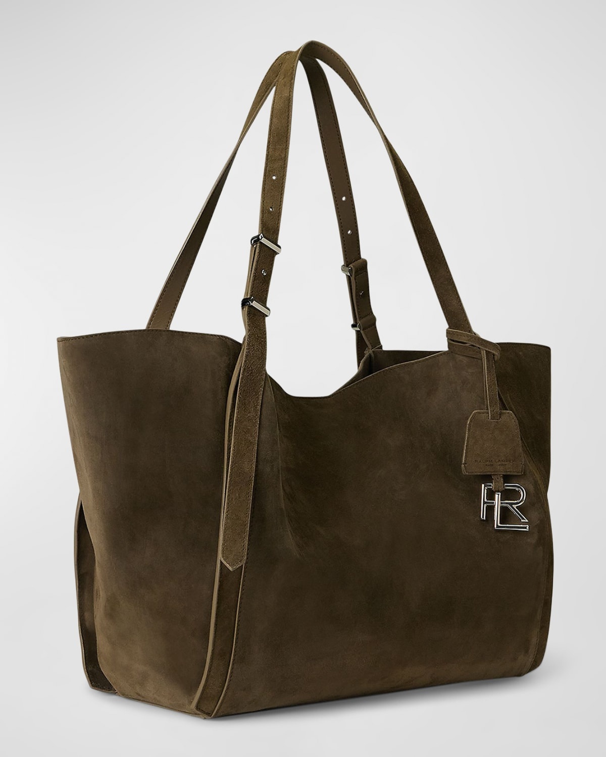 Large Cashmere Suede Tote Bag - 6