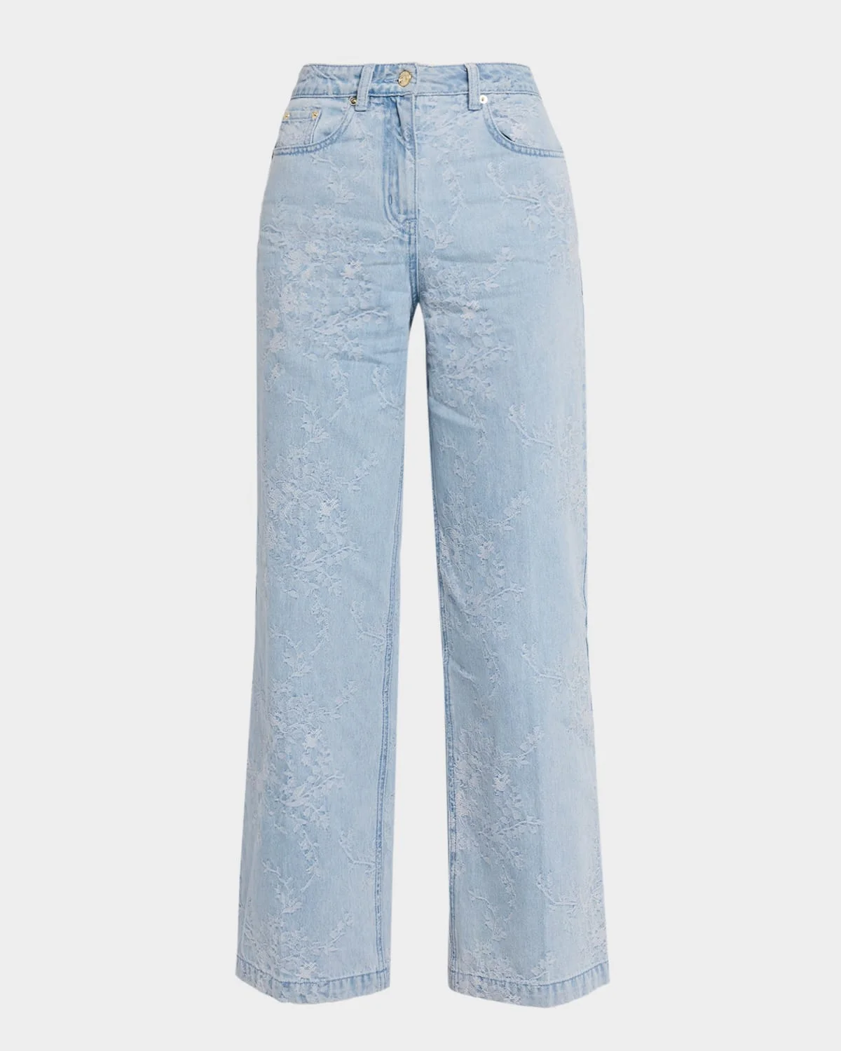 Milagro Floral Jacquard Jeans - 1
