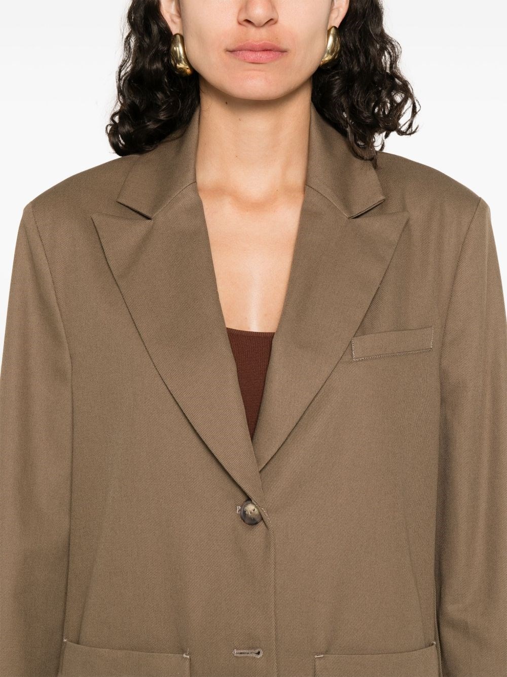 Cotton caban coat - 5