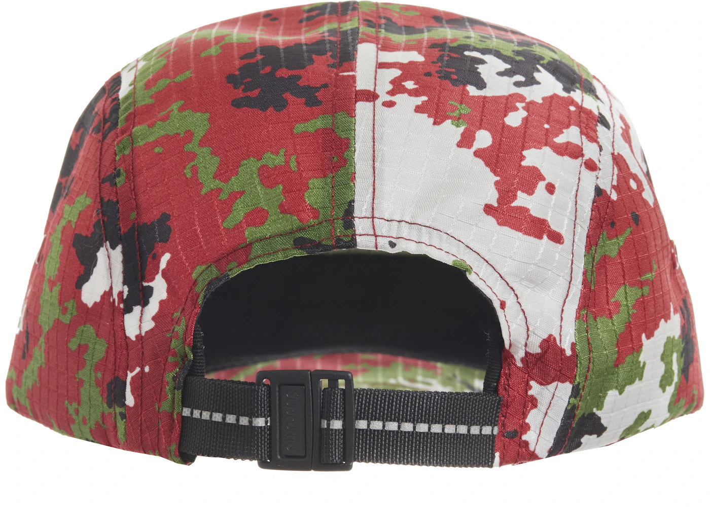 Supreme Camo Ripstop Camp Cap Red Camo - 2