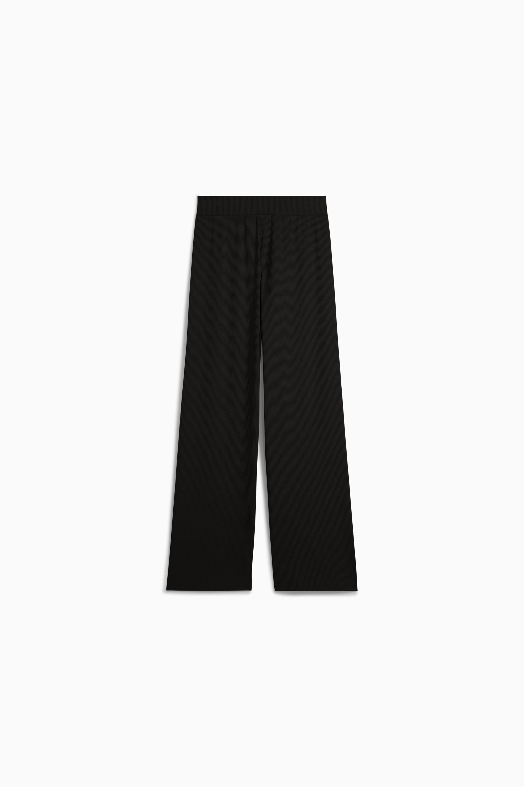 ESS ELEVATED High-Waist Straight Leg Rib Pants Women - 2