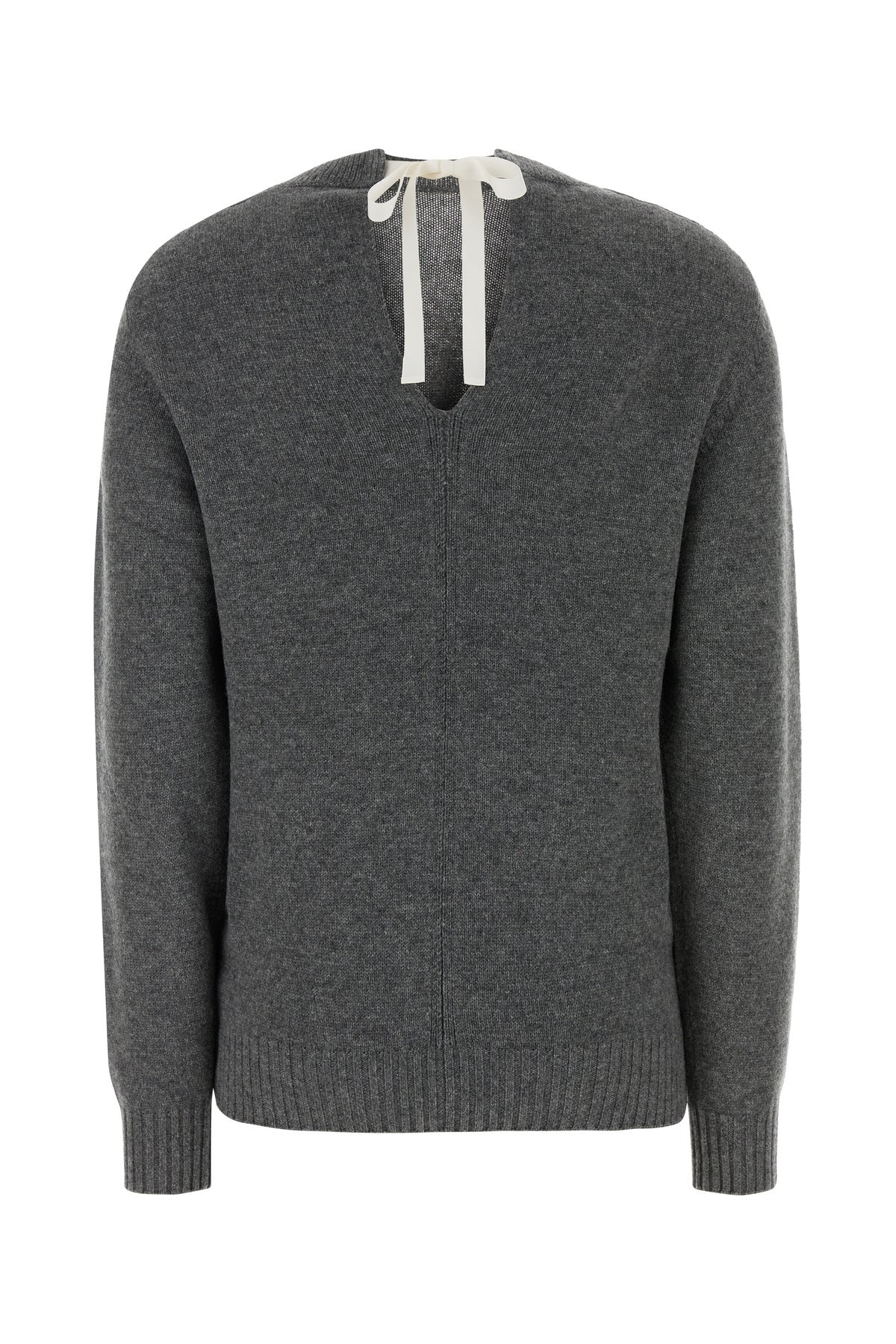 Dark grey cashmere sweater - 2