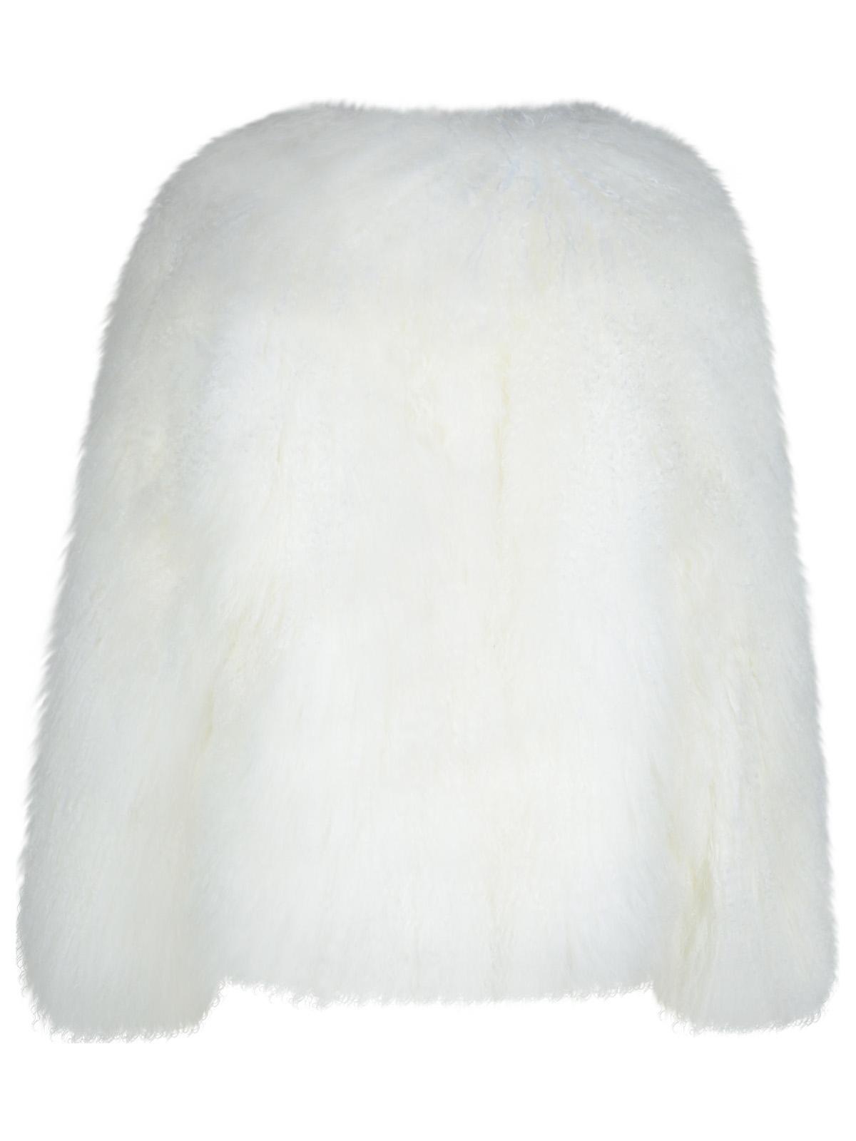 The Attico White Mongol Faux Fur Woman - 3